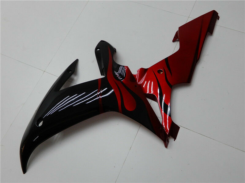 ABS Injection Molded Fairing Kit Fit for Yamaha YZF R1 2002 2003 Black Red Generic