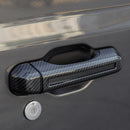 Carbon Black Red Silver Door handle Cover Trim Decoration Exterior For Wrangler JL 2018+ Generic