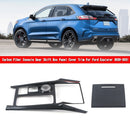 Carbon Fiber Console Gear Shift Box Panel Cover Trim For Ford Explorer 2020-2021 Generic