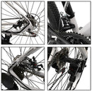 27.5 Inch 21 Speed Black&Red Mountain Bikes Bicycle MTB+Lock+Air Pump For Sale