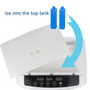 15L (4 Gal) Portable Air Conditioner Evaporative Cooling Fan with Anion Humidification & Remote