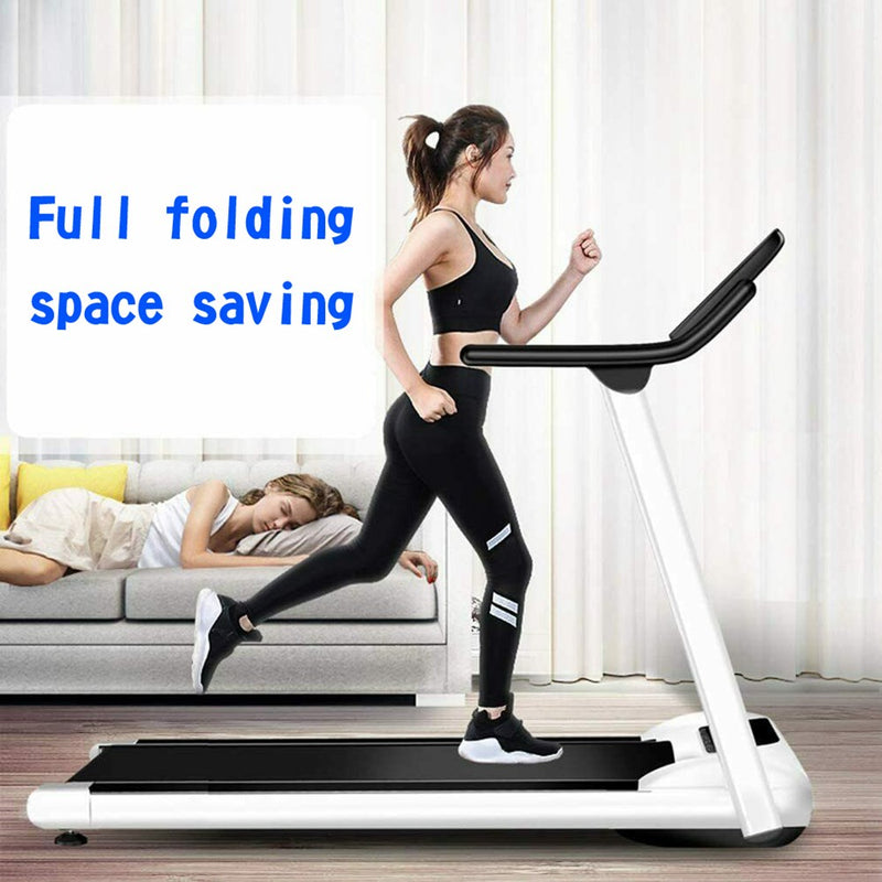Folding Motorised Treadmill Walking Ultra Thin Silent Intended Compact Exercise