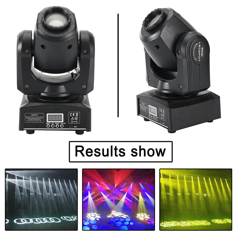 120W Moving Head 8Gobo Stage Lighting RGBW LED DMX Beam Disco Party Light