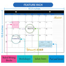 2023.1-2024.6 Calendar Brownline Home Office Monthly Desk Pad Calendar