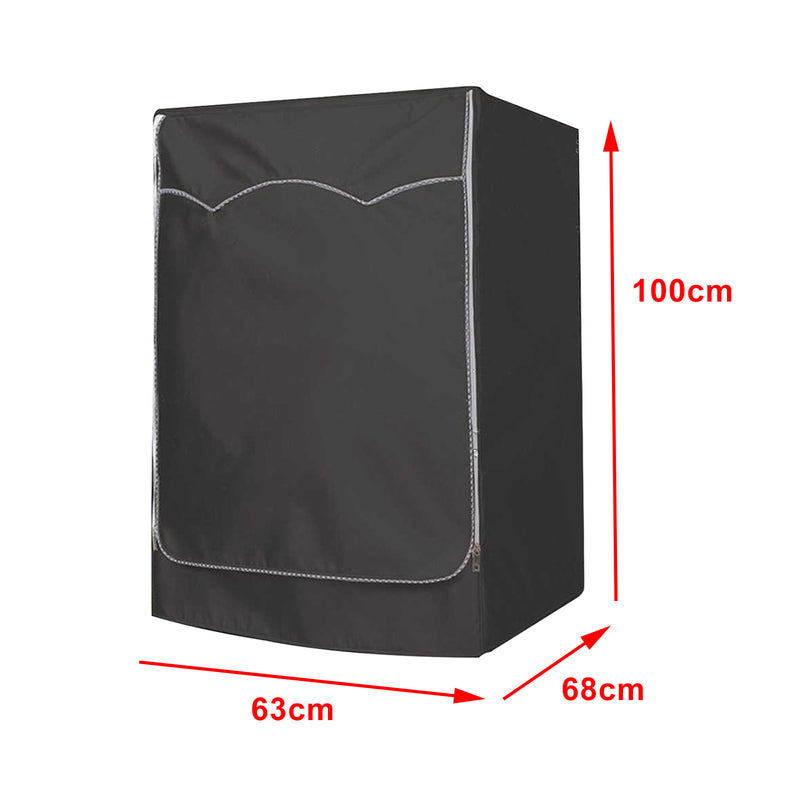 Waterproof Washing Machine Top Dustproof Cover Protect Front Load Washer Dryer