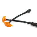 3pcs Amber Lens Amber LED Lamp Raptor Front Grille Running Light fit Ford F-150 Generic