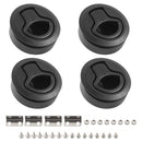 4脳RV Boat Door Replace Slam Latch Hatch 2" Deck Round Pull Latch 1/2"