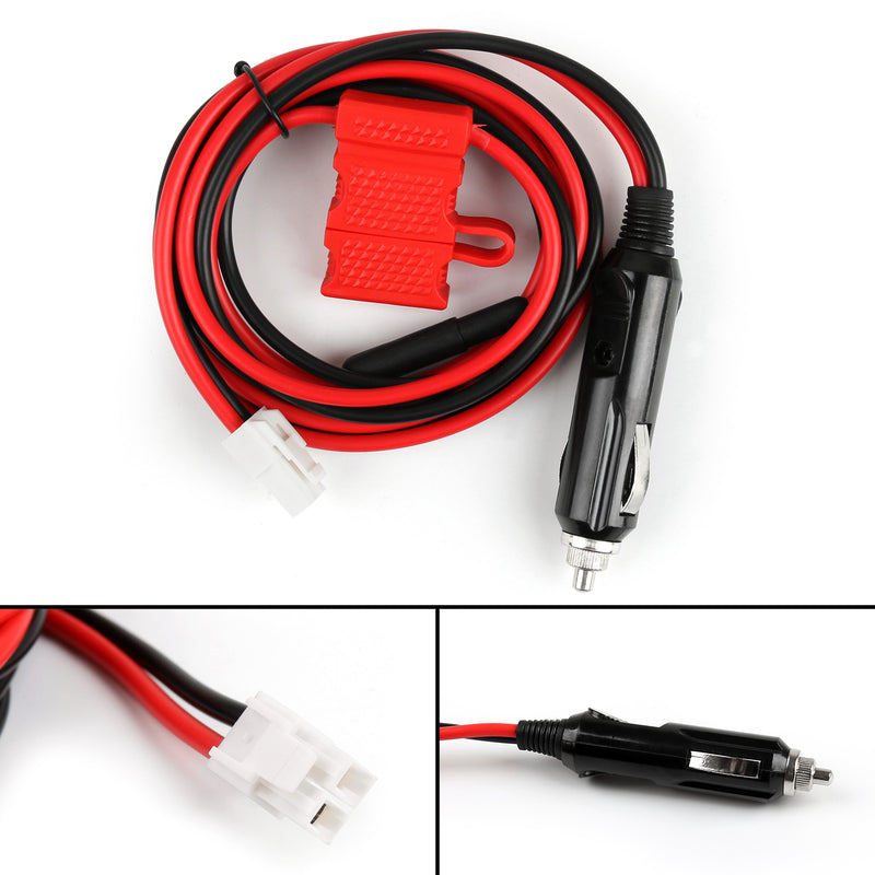 12V DC Power Cable Cord Cigarette Lighter For Hytera MD780 MD650 Radio 1.5m 3m