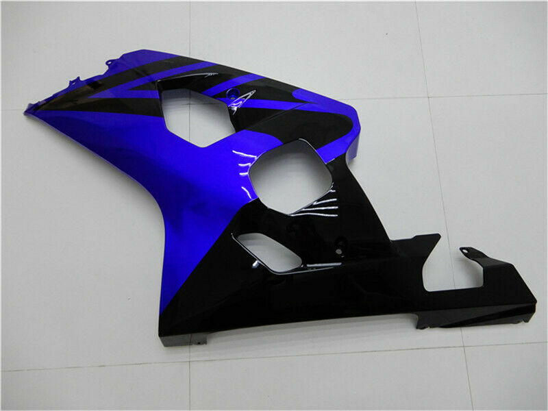 Fairing Injection Plastic Kit Blue Black Fit For Suzuki GSXR600/750 2004-2005 Generic