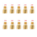 10PCS Hex Type Main Jets For MIKUNI VM/TM/TMX Carburetor 200-290 220 250 4/042 Generic