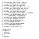 Carburetor Carb for Polaris RANGER 500 1999-2009 SPORTSMAN 500 1996-1998 Generic