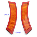 2Pcs Front Bumper Reflector Side Marker Amber For BMW E92 3 Series 2DR 2006-2009