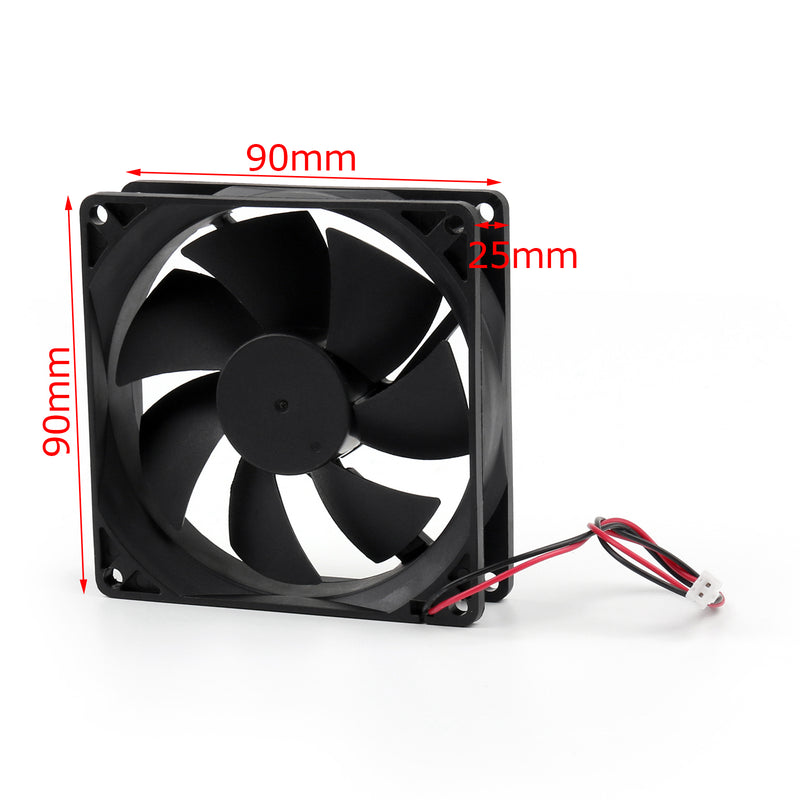 4Pcs DC Brushless Cooling Fan 12V 0.2A 9025S 90x90x25mm 2 Pin CUP Computer Fan