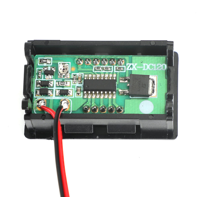 5Pcs Dc5-120V 0.56" 2 Wire Led Digital Display Panel Voltmeter Volt Tester