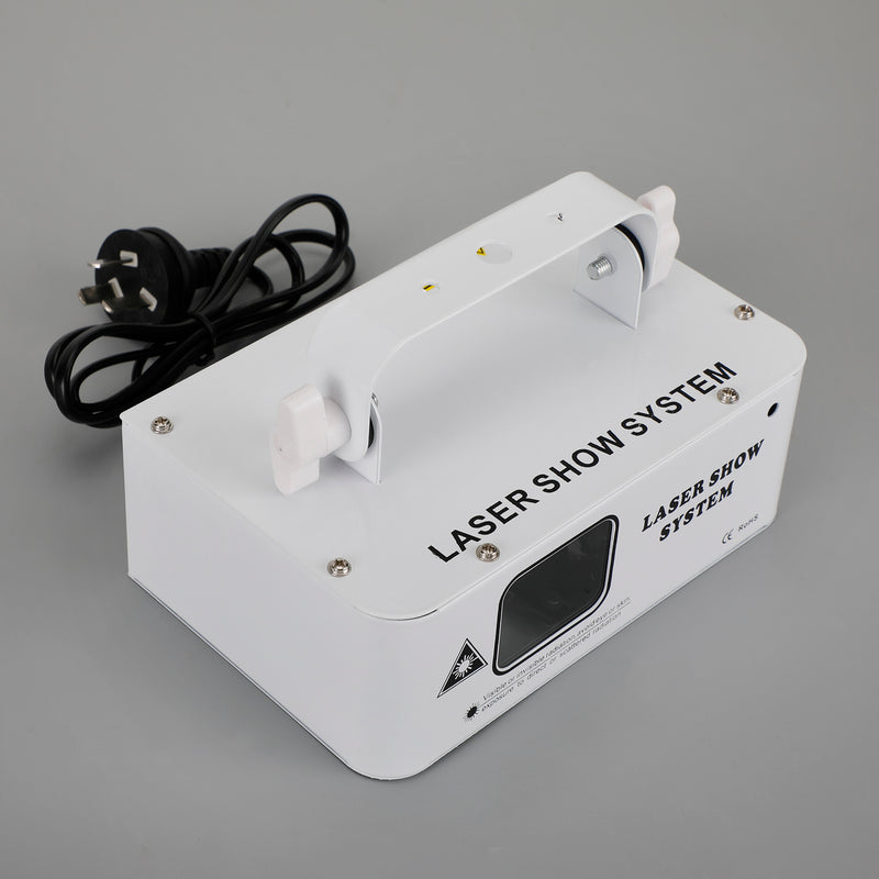 White 500mW DMX RGB LED Laser Beam Scanner Projector Party Stage Laser Light AU