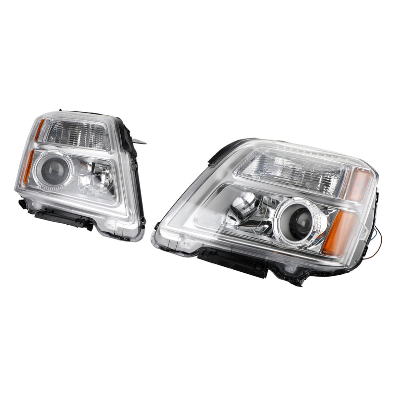 GMC Terrain 2010-2015 Left+Right Clear Lens Projector Headlights Headlamps