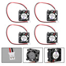 Brushless DC Cooling Blower Fan 12V 0.1A 2510B 25x25x10mm 2 Pin Wire