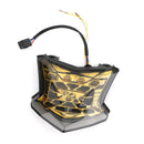 LED Brake Turn Signals Taillight For Kawasaki Z650 Ninja 650 Z900 17-24 Silver Generic