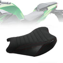 Rider Passenger Seat Front Rear Cushion Black Green  Fit For Kawasaki Ninja Z900 17-24