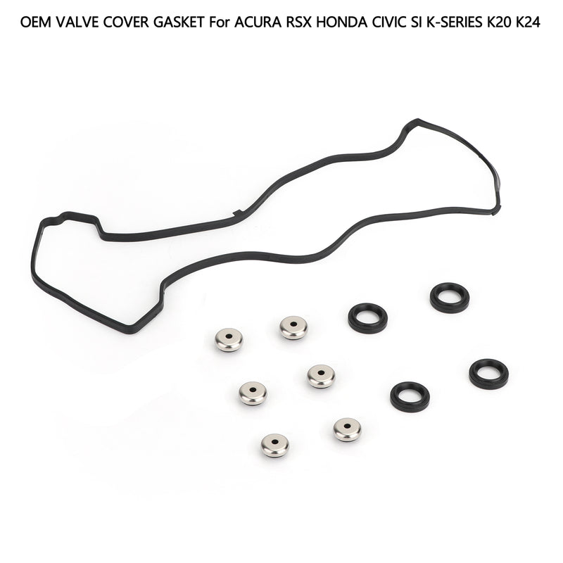 Genuine Valve Cover Gasket Set & Spark Plug Tube Seals For HONDA S2000