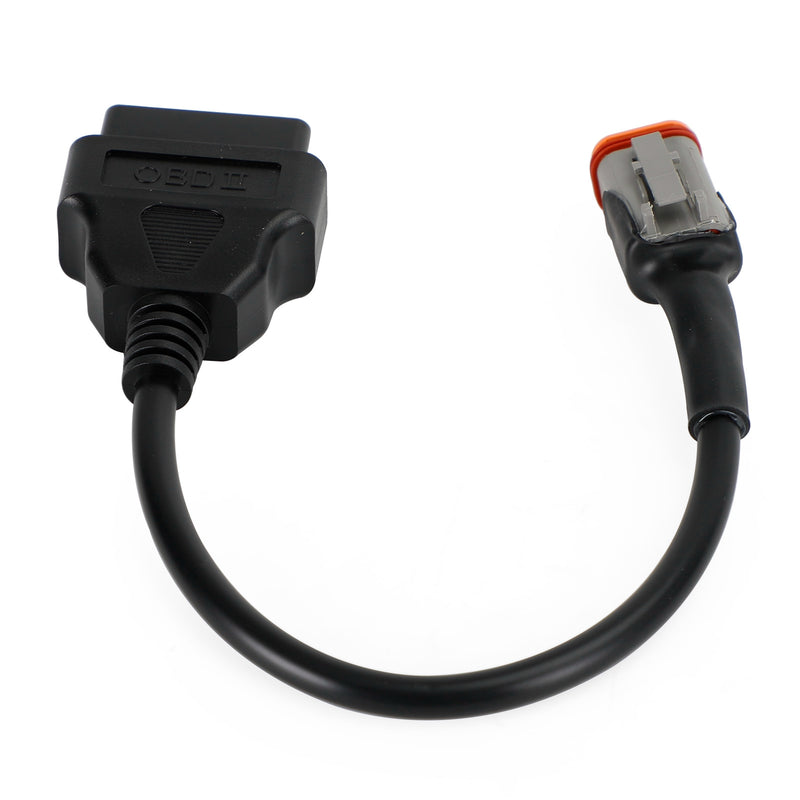 OBD2 6 Pin Diagnostic Plug Adapter For SUZUKI Motorcycle Scooter ATV Cable