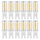 6pcs Non-dimmable G9 Led Bulbs Ceiling Light 40W Equivalent 3000K/6000K White