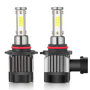 2x LED Headlight Low Beam Bulbs Conversion High Power 5000LM 25W Generic