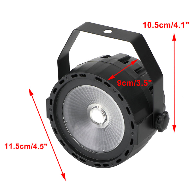 Mini Stage Wash Light Super Bright COB DMX DJ Show Par Light With Remote Control