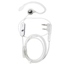 2 Pin Earhook Earpiece Headset PTT Mic For Kenwood HYT BaoFeng Radio 3Colour