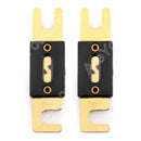 Fuse 30A-500A AMP ANL Type Gold Plated Blade Fuses For Auto Car Stereo Audio