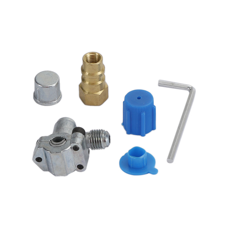 For Refrigerant R12 R22 R134A A/C Retrofit Valve&BPV31 Bullet Piercing Tap Kits