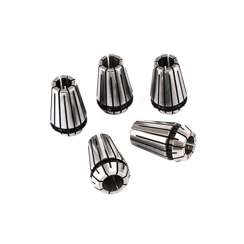 9Pcs ER16 Spring Collet 1/8"-3/8" For CNC Milling Lathe Tool Engraving Machine