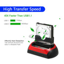 2.5" 3.5" USB 2.0 to IDE/SATA Reader External Hard Drive Dock Station UK Plug
