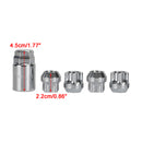 Tesla Model S/3/X/Y All Year Chrome M14鑴?.5 4PCS Wheel Lock Lug Nut