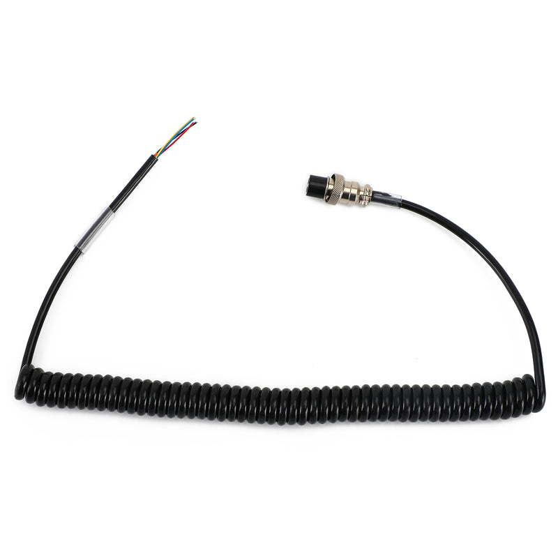 Microphone Coiled Replacement Cord Cable 4 Pin For Pr550Pr3100 Car Walkie Talkie
