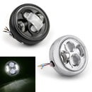 5.75" 5 3/4" Motorcycle Universal LED Headlight High Low Beam Headlamp for Chopper Bobber Cafe Racer Generic