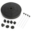 Solar Powered Fountain Water Pump Night Floating Garden Bird Bath Kit