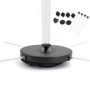 Solar Powered Fountain Water Pump Night Floating Garden Bird Bath Kit