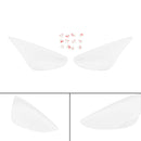 Front Headlight Lens Protection Cover Fits For Kawasaki Zx-6R Zx 6R 636 Black Generic