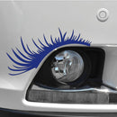 Porsche Volkswagen Beetle Black Car Headlight Eyelash Sticker Eyebrow Decal