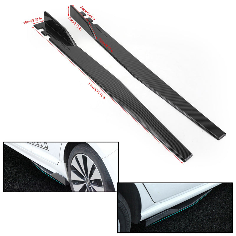 Honda Civic Accord S2000 Carbon Fiber Side Skirts Rocker Splitters Diffuser Winglet Wings Generic