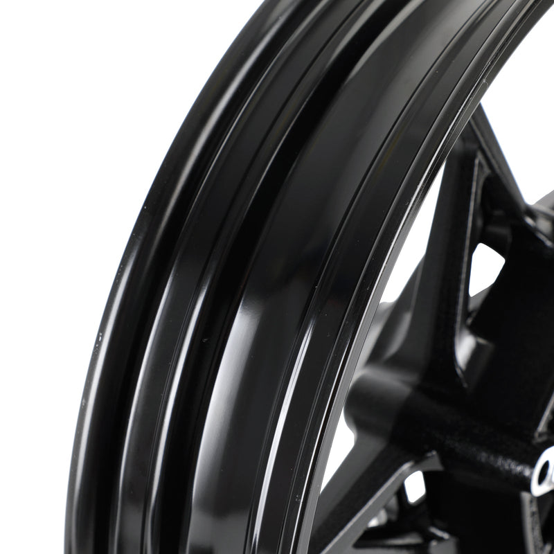 Glossy Black Front Wheel Rim For Kawasaki Z400 EX400 Ninja 400 ABS 2018-2023 Generic