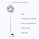 AC Fan Air Cooler Mini Folding Portable Bed&Desk Personal With Remote