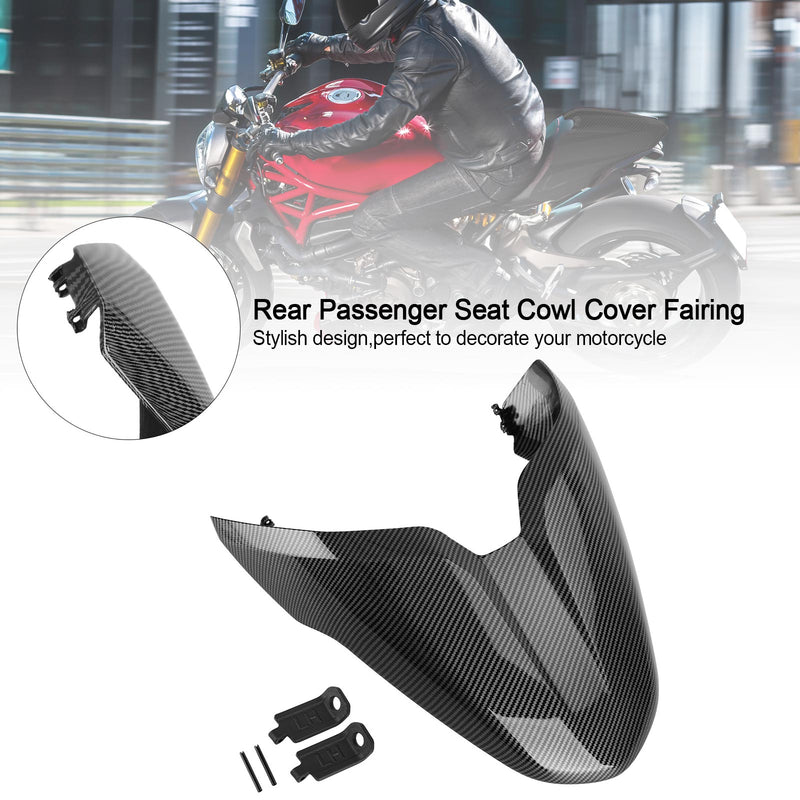 Rear Passenger/Pillion Seat Cover Fairing For Ducati Monster 797 821 1200 Generic