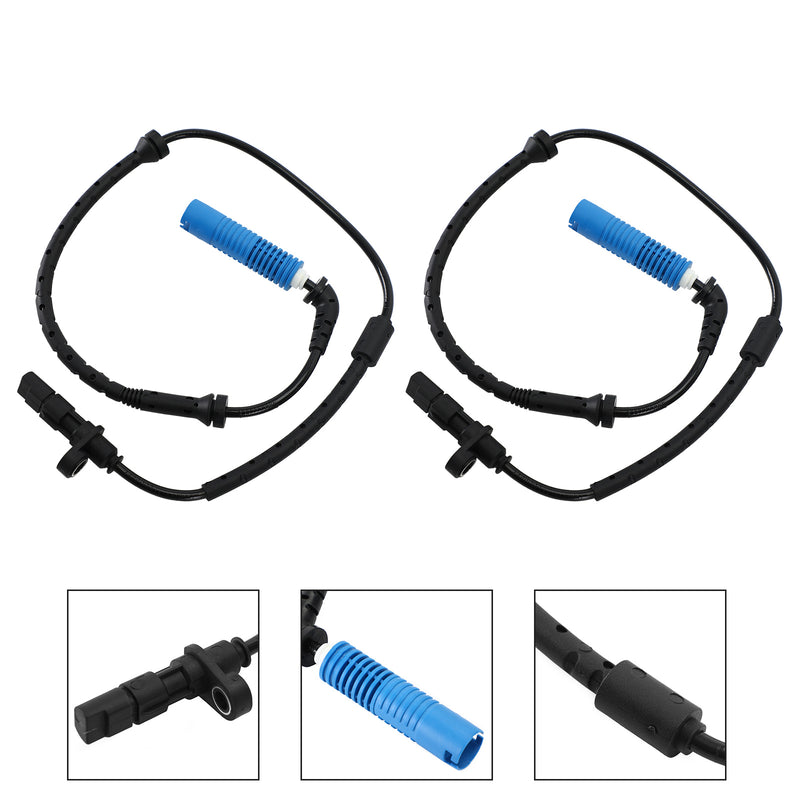 2pcs ABS Wheel Speed Sensor Rear Left&Right for BMW E53 X5 2000-2006 34526756380 Generic