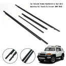 Car Outside Window Weatherstrip Seal Belt Moulding For Toyota FJ Cruiser 07-2018 Generic