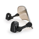 Motorcycle Adjustable Clip On Windshield Extension Spoiler Wind Deflector