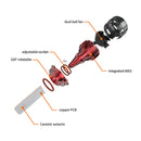 27W LED headlight Bullet Head Mini Conversion Kit 9006 LED Headlight Bulb Generic