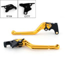 Long Brake Clutch Levers For Yamaha V-MAX 2009-2014 Black Generic