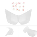 Front Headlight Lens Protection Cover Fit For Kawasaki Ninja Z1000 03-06 Blue Generic